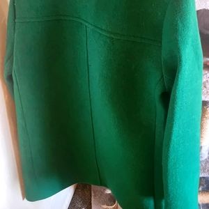 J Crew Green Wool Coat